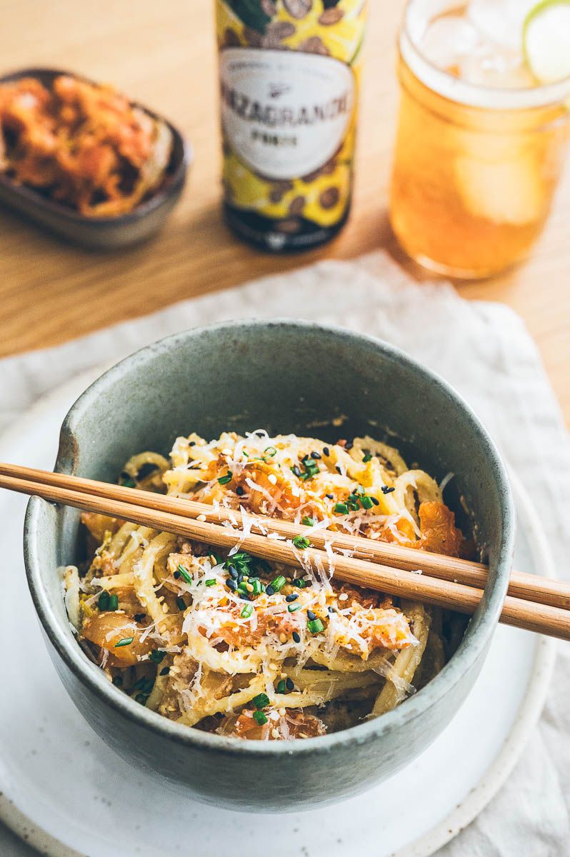 Photo of Kimčchi-nara aneb kimčchi pasta carbonara